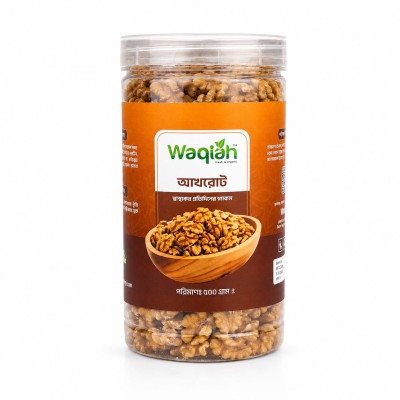 Waqiah প্রিমিয়াম আখরোট (Walnuts) স্বাস্থ্য ও স্বাদের সঠিক মেলবন্ধন